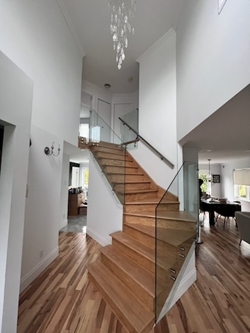 Escalier architectural sur mesure Montréal