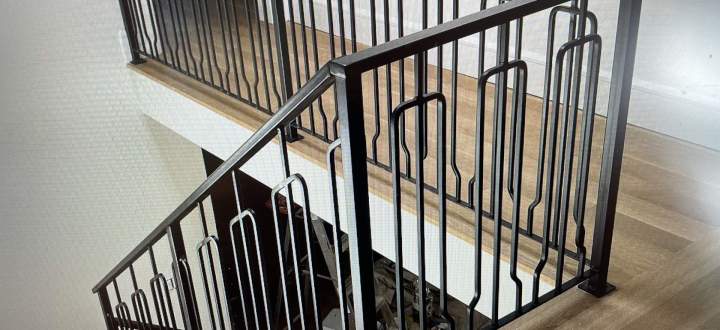 Rampe escalier en alu Montréal