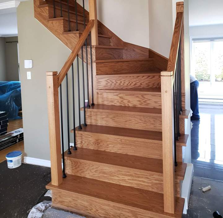 Rampe en bois Montréal